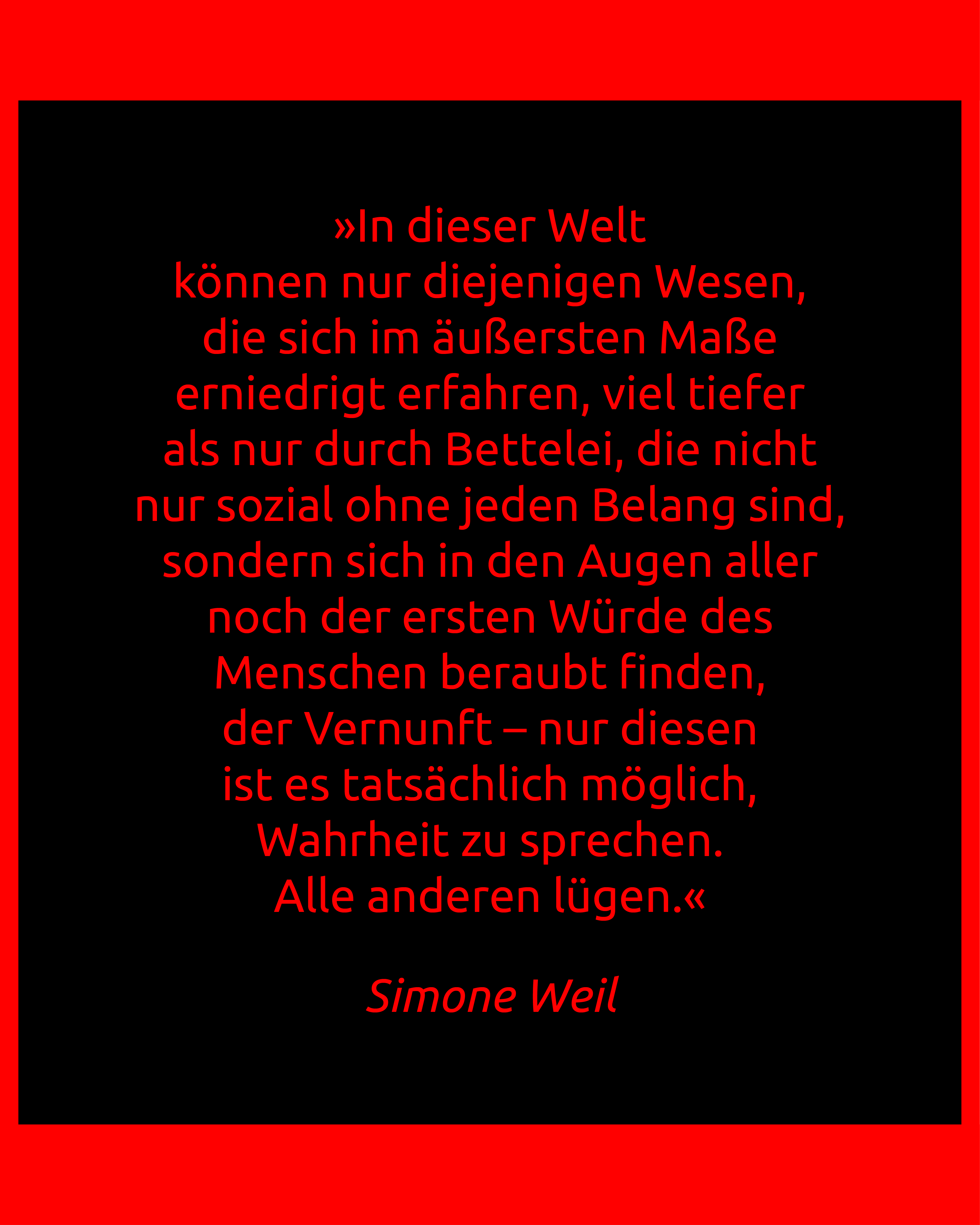 Simone Weil Quote